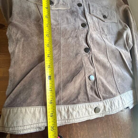 Jakett NYC Suede w/ Leather Trim Jacket, with Tags - Picture 8 of 9